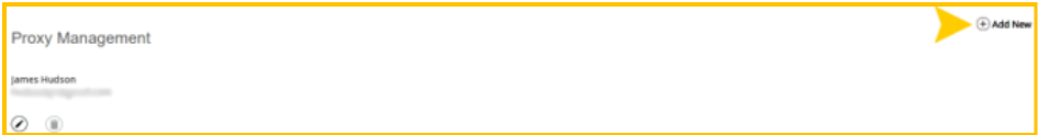 Click add new to add a new proxy.
